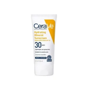 Cerave Hydrating Mineral Sunscreen SPF 30 Body Lotion 150ml