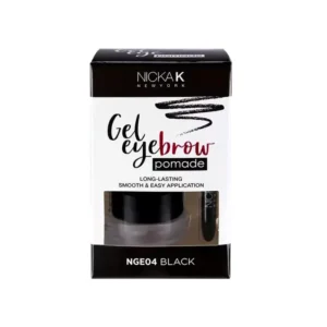 NICKA K GEL EYEBROW POMADE BLACK NGE04 2.8G
