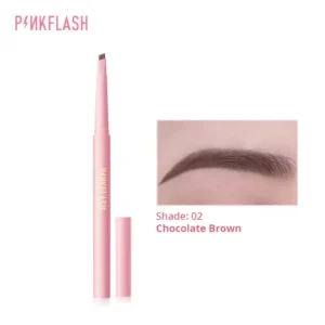PINKFLASH Waterproof Auto Eyebrow Pencil – 02 Chocolate Brown PF E09