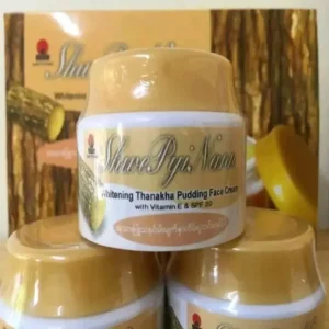 Shew Pyi Nann Whitening Shinmataung Bark Thanakha Pudding Face Cream