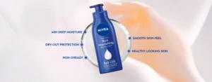 Experience unparalleled hydration with the Nivea Body Milk 5-In-1 Complete Care Lotion