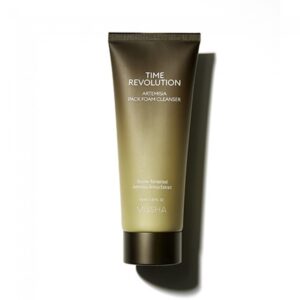 missha time revolution artemisia pack foam cleanser – 150ml